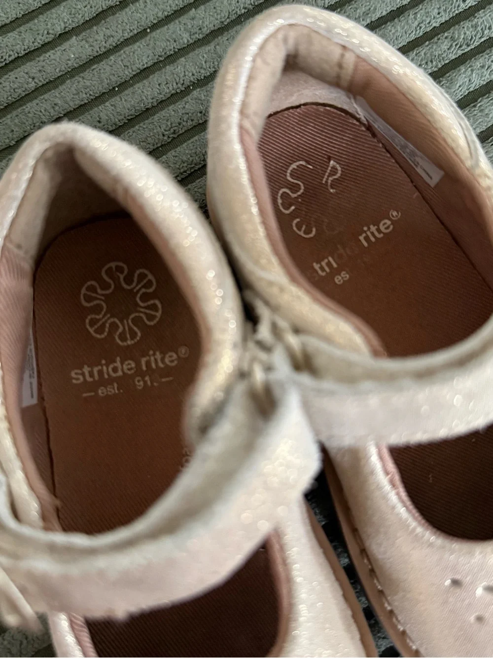 Stride Rite Toddler Mara Mary Jane Size 7 in Champagne ✨ No Box